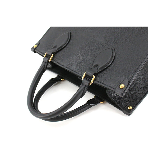Louis Vuitton Monogram Emplant Onthego PM Shoulder Bag Noir Black - Picture 5 of 8